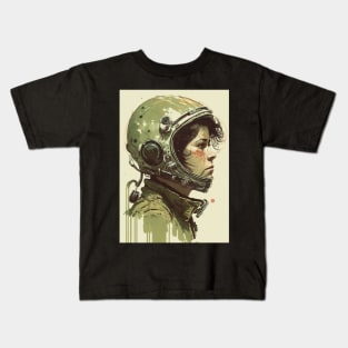 Astronaut Girl Kids T-Shirt